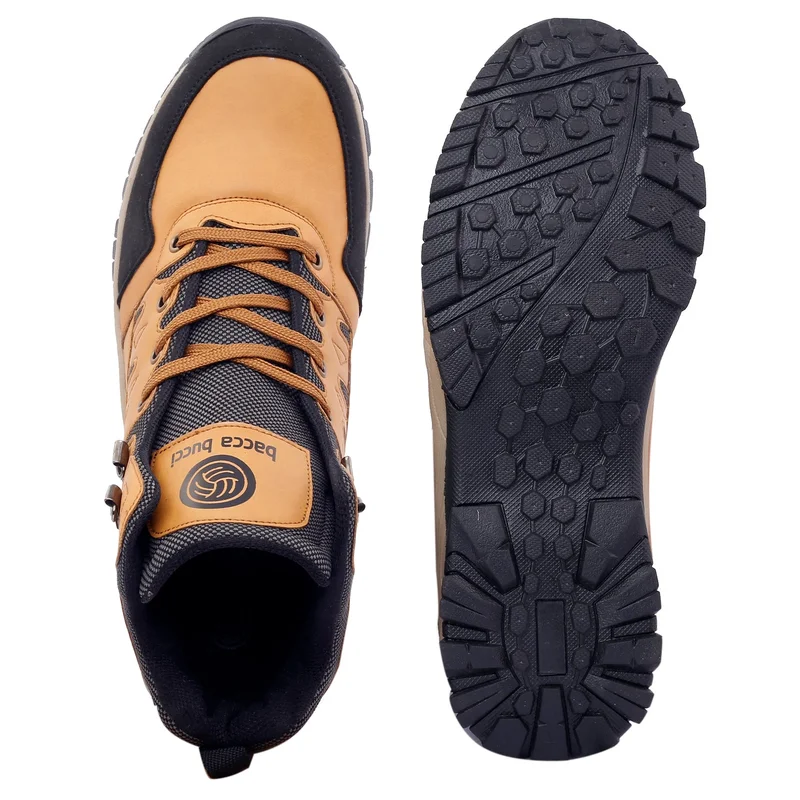 Bacca Bucci Tan Hunter 6 inch Outdoor Hiking Boots for Men | Best Price UAE